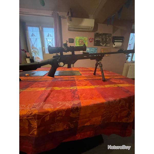 Carabine 22 lr  neuve a 1 euro sans prix de rserve  valeur 650 e avec quipement compris