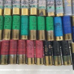 Lot cartouches calibre 12 (BG+BJ)