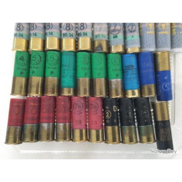 Lot cartouches calibre 12 (BG+BJ)