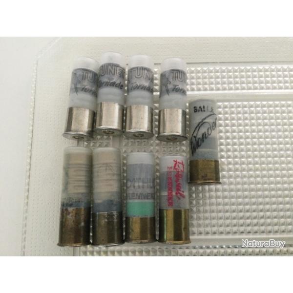 Lots balles calibre 12