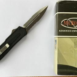 MICROTECH Scarab Double Edge Stonewash Serrated 2012