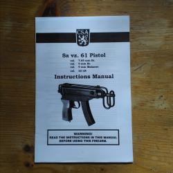 notice pour SKORPION VZ 61 VZ61