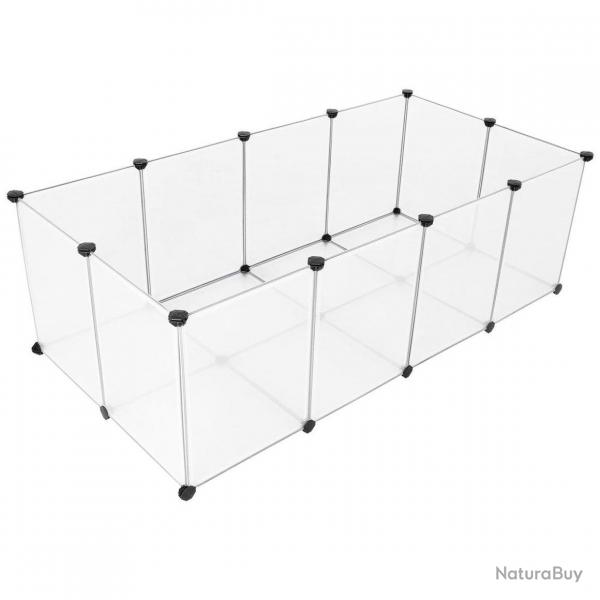 Enclos petits animaux fond cage modulable cochon d'inde hamster lapin rongeur petits animaux domest