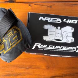 Platine Arca Area 419 Railchanger X et sac Armageddon Gear