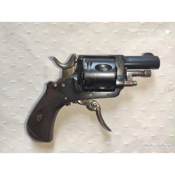 Superbe revolver type bulldog cal. 320.