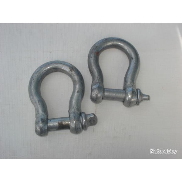 Lot de 2 manilles lyre pour 4x4