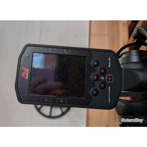 Minelab Manticore + bobine tanche + casque et pointeur