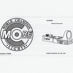 Notice C-MORE Modèles SR, CSR, ASR en français