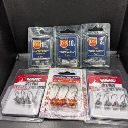 Lot n 231,  plomb pêche divers, VMC ADAM'S ...