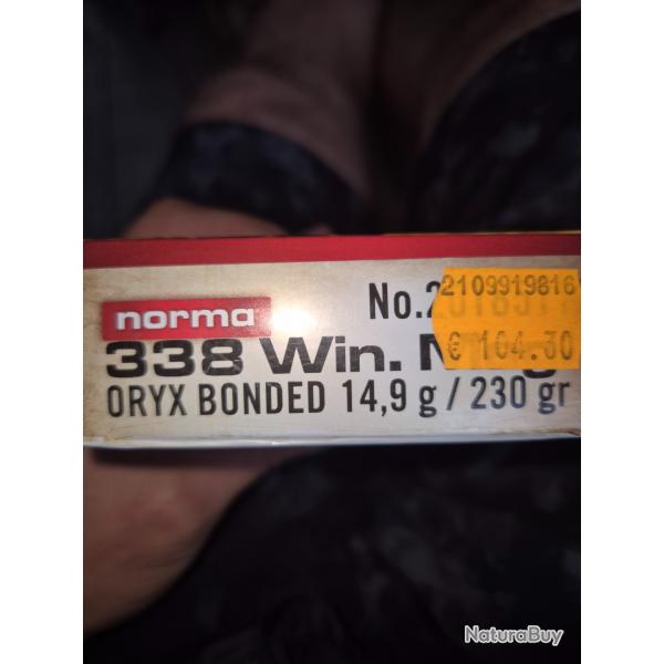 Balle norma oryx 338