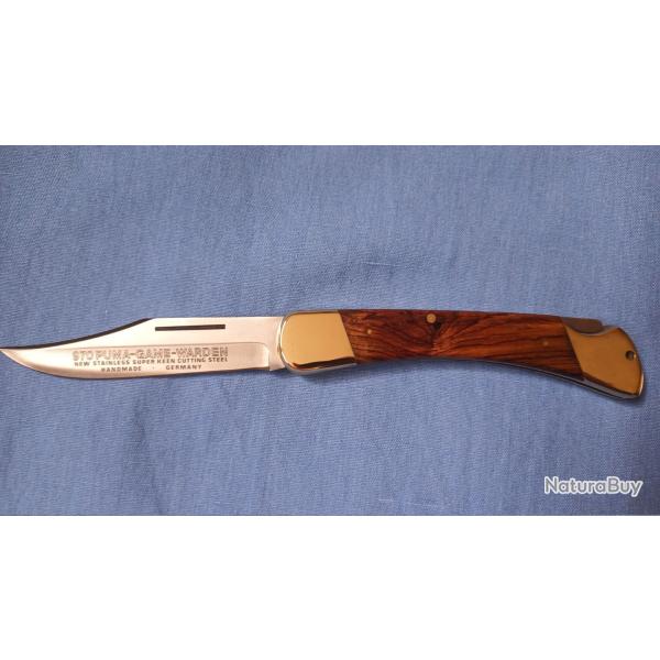 Couteau fait main Puma 970 Game Warden excellent tat