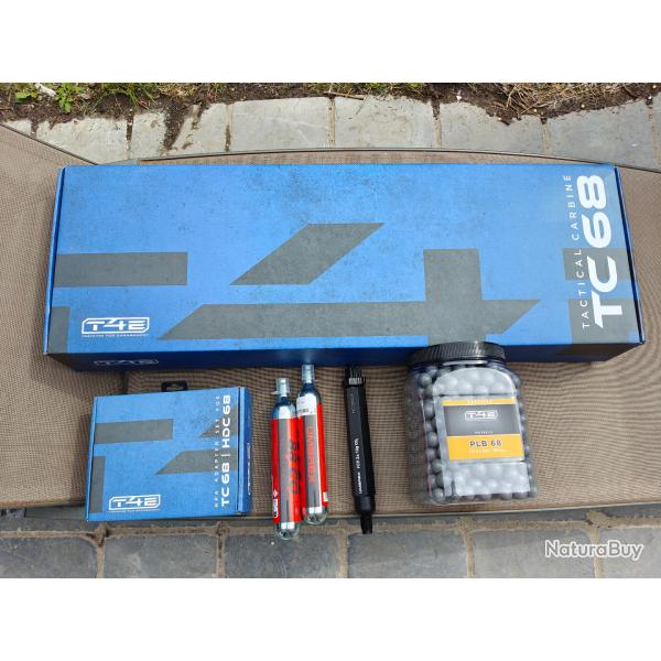 Pack Complet Carabine Umarex T4E TC68 16J + accessoires + munitions