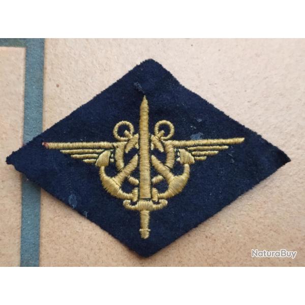 INSIGNE TISSUS GALON  MARINE COMMISSERAIT