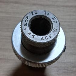 Recalibreur size Rcbs 45 Acp