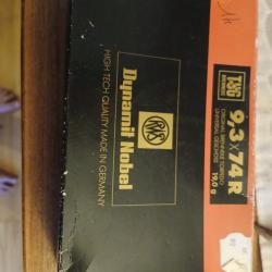 Vend en Lot de 79 Balles 9,3/74R