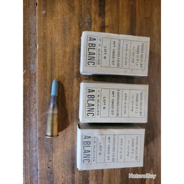 Cartouches  blanc 8x51 lebel