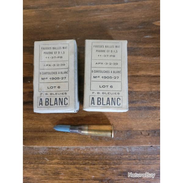 Cartouches 8x51R lebel  blanc