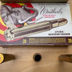 Lot de 3 boîtes de 20 douilles WEATHERBY de calibre .378 WM