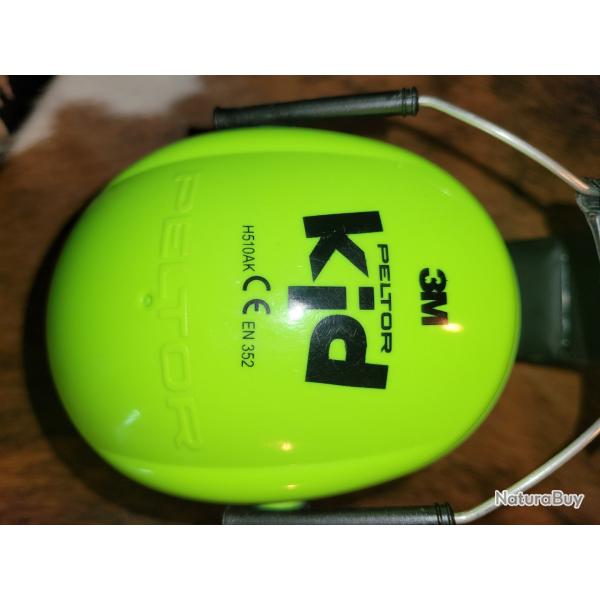 PELTOR KID JAUNE FLUO