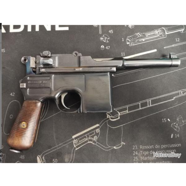 Pistolet MAUSER C96 "BOLO" MODELE 1920