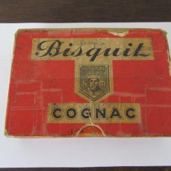 Boite pour 2 jeux de cartes Bisquit Cognac 1950