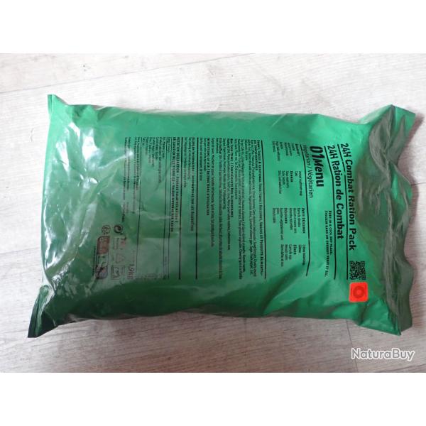 1,9 kg de ration vgtarienne arme franaise