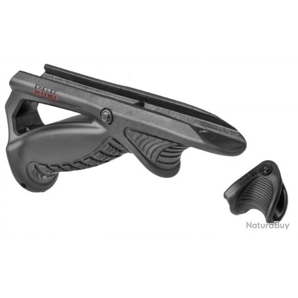 Combo Poigne ergonomique incline Fab Defense PTK + Poigne FAB Defense VTS (noirs)