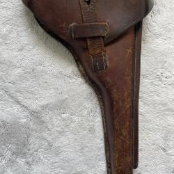 Etui Luger artillerie original daté 1918 modifié Weimar