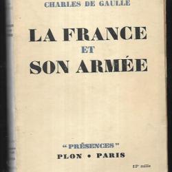 la france et son armée de charles de gaulle 1944