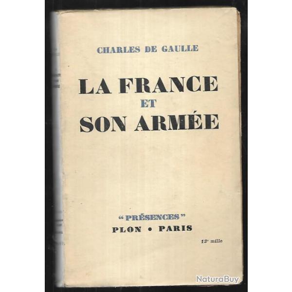 la france et son arme de charles de gaulle 1944