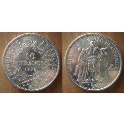 France 10 Francs 1972 Hercule Piece Argent Hercules Franc Frcs Frc frs