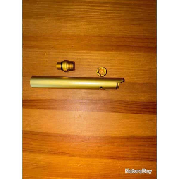 Outer Barrel 2 Way Non-recoil Gold pour Hi-capa 5.1 Marui Nine Ball