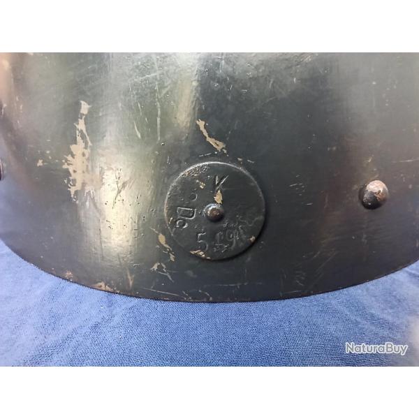 casque VZ 32 utilis par le Chemin de fer danois