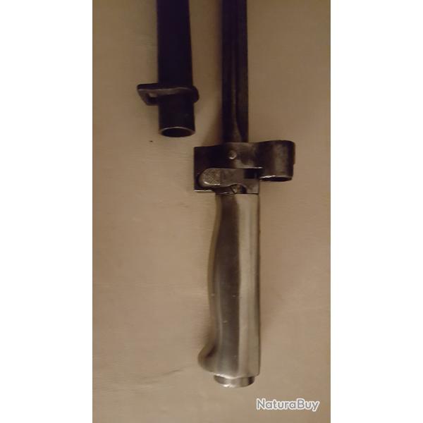 baonnette rosalie ww1 14/18 franaise poigne acier bon fonctionnement trs bon tat
