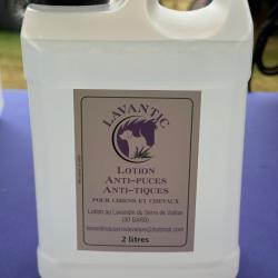Lotion 100% naturel anti puces anti tiques pour chien et chevaux