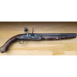 Superbe pistolet à silex - Empire ottoman - 18e siècle