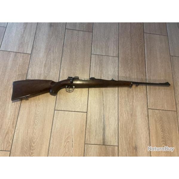 Carabine calibre 9.3x62 avec lunette et montage pivotant