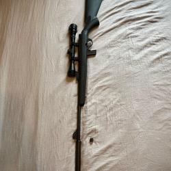 MOSSBERG INTL 802 PLINKSTER AVEC HOUSSE + LUNETTE 4X32 ET MODERATEUR DE SON