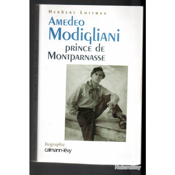amadeo modigliani prince de montparnasse d'herbert lottman