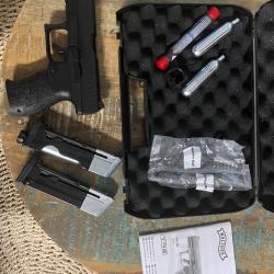 Pistolet co2 umarex Walter PPQ M2 calibre 43 gomm cogne