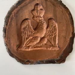 Plaque ronde - Aigle imp&eacute;rial de Napol&eacute;on