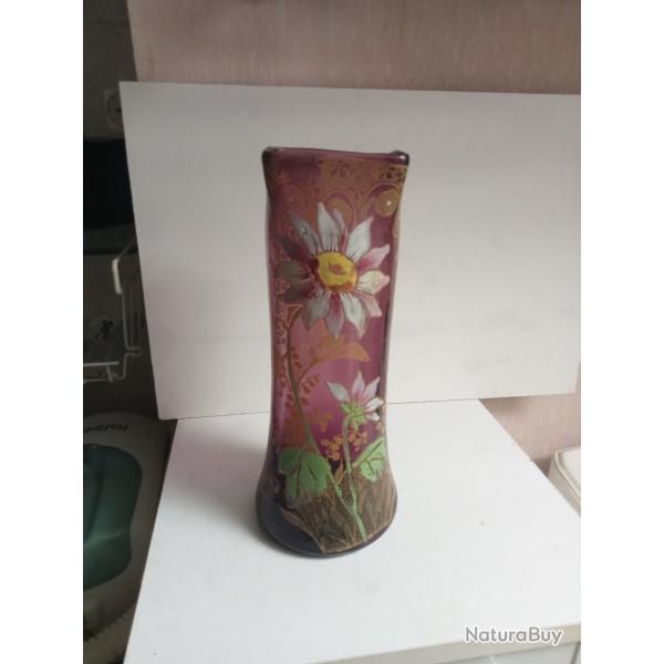 vase legras 1900 maill hauteur 29 cm diamtre 12 cm
