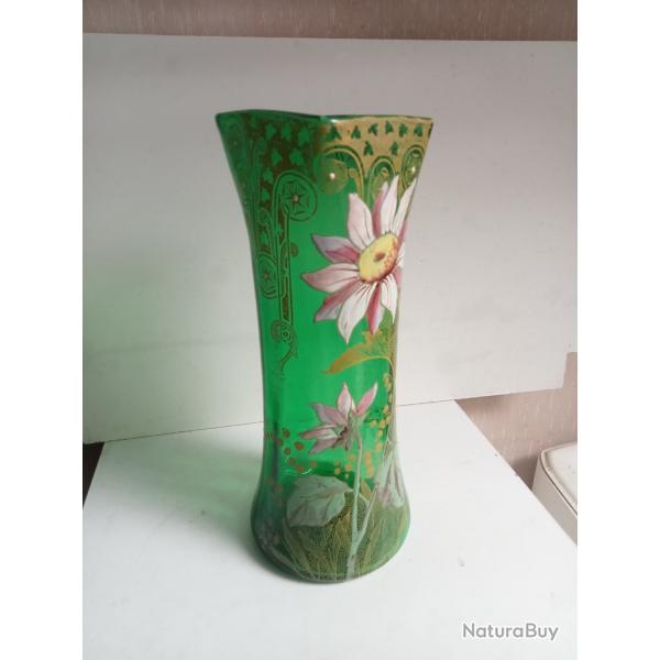 vase legras 1900 maill hauteur 28 cm diamtre 11 cm