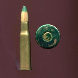 8 x 58 R Krag Danemark - à blanc balle bois