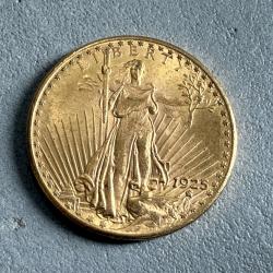 Pièce en or d'une once - 20 Dollars Liberty - 1925