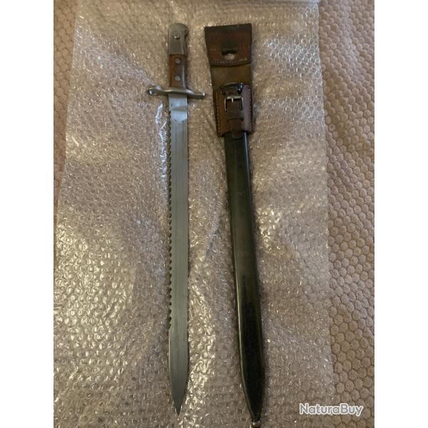 Baonnette suisse dents de scie 1838