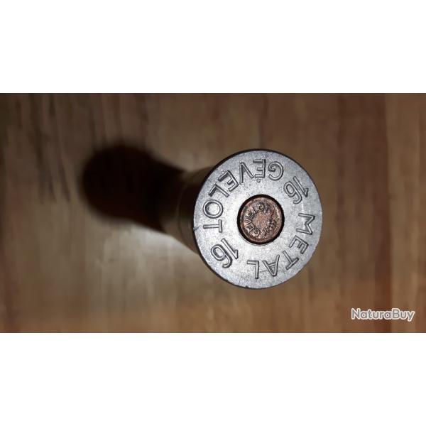 CARTOUCHE DE CHASSE METAL ALUMINUM CAL 16 GEVELOT 5.5.5 non tire
