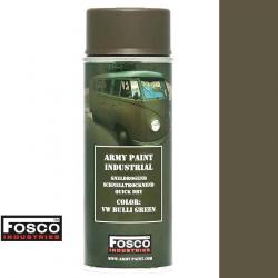 Bombe peinture militaire 400mL VW Bulli Green - aérosol résistant