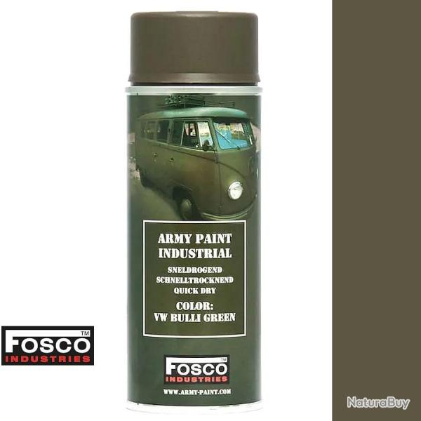 Bombe peinture militaire 400mL VW Bulli Green - arosol rsistant