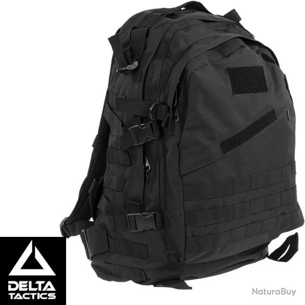 Sac  dos tactique 30L noir MOLLE - Delta Tactics